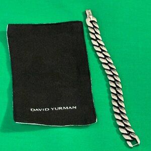 David Yurman - Curb Chain Bracelet Sterling Silver, 11.5mm